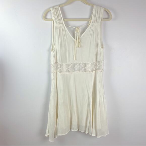 Free People Summer Feeling Dress Ivory — Coastal Cowgirl Cottagecore - Picture 8 of 9